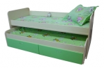 Выдвижная кровать детская с ящиками